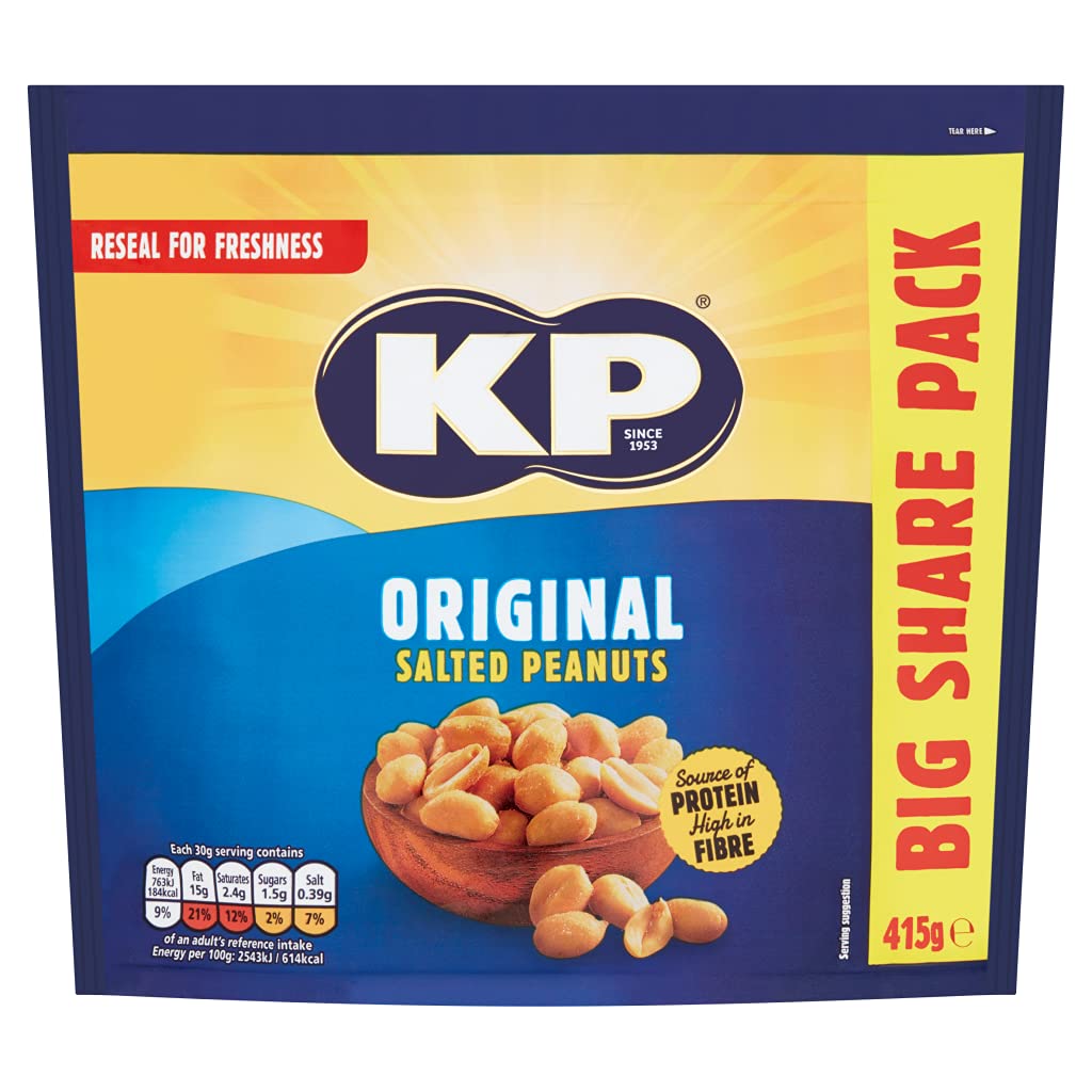 KP Original Salted Peanuts, 50g