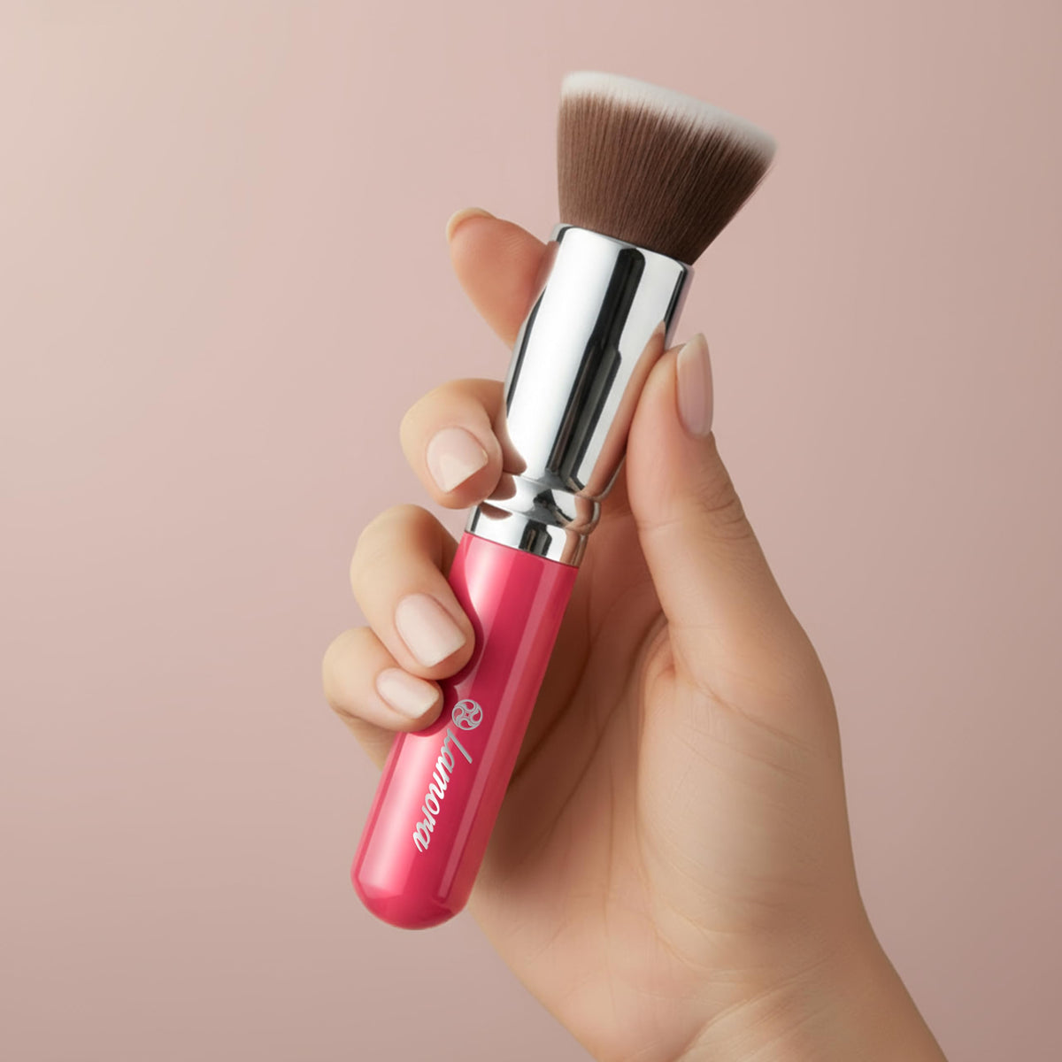 Make Up Brush Foundation Kabuki Flat Top, Perfect For Blending Liquid Cream