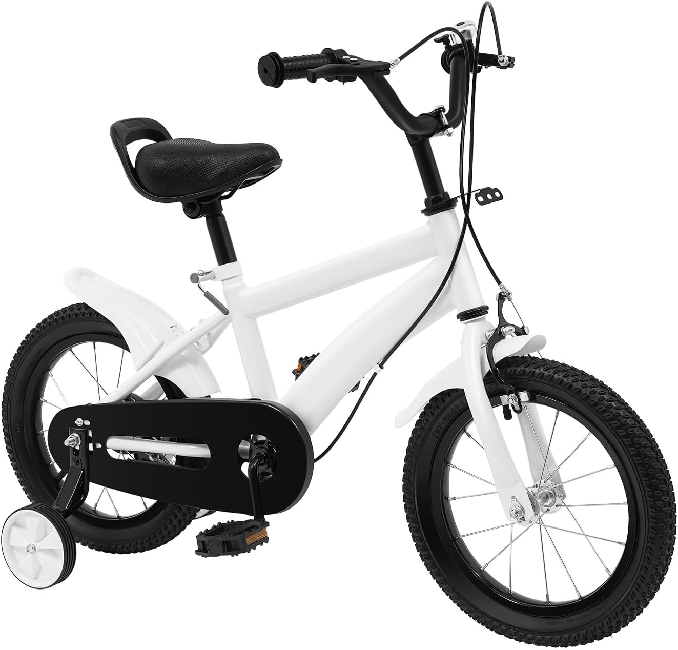14 Inch Kids Bike with Removable Training Wheels — Adjustable Seat & Handlebars, Ages 2-4