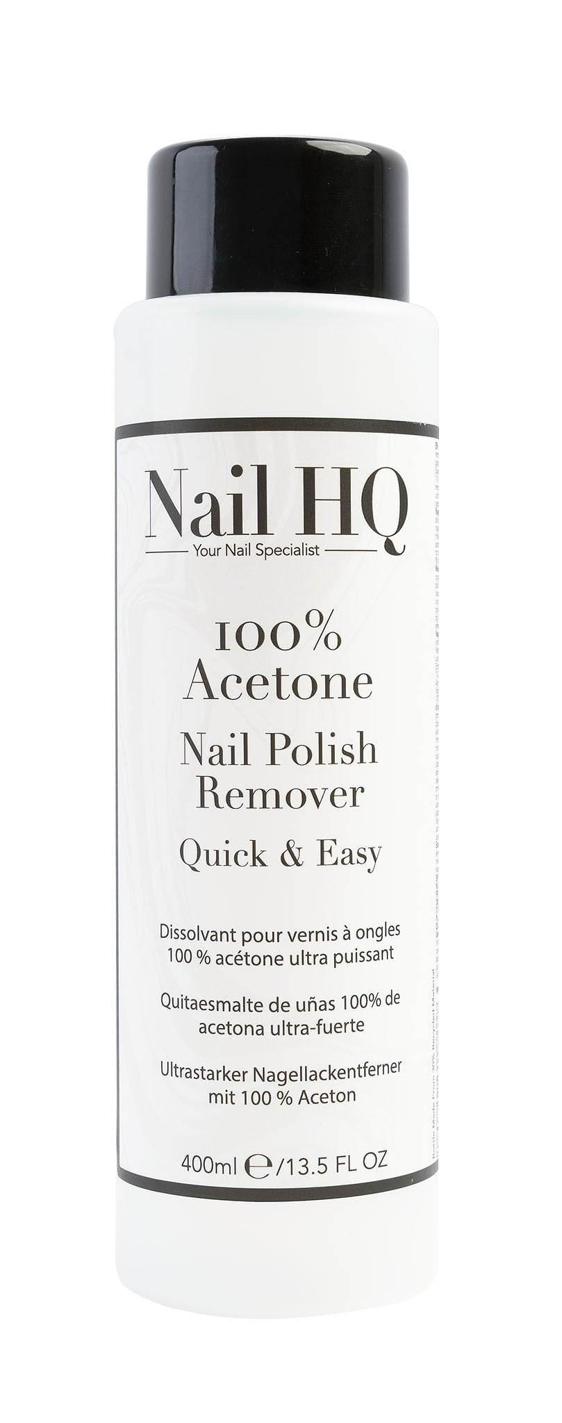 Nail HQ 100% Acetone Nail Polish Remover - 150ml - Express & Easy