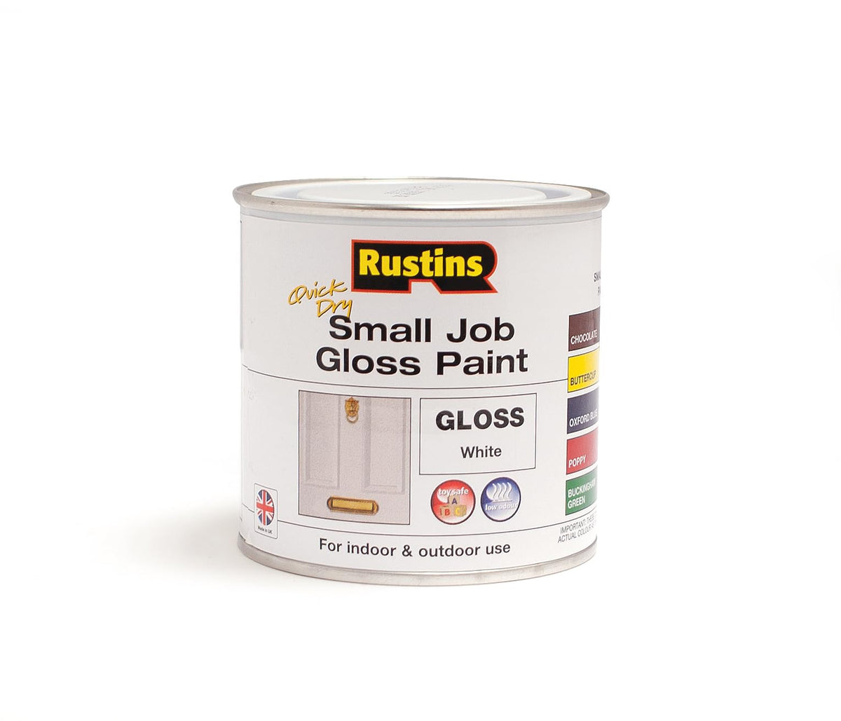 RUSTINS Small Job Satin Paint Chocolate 250ml