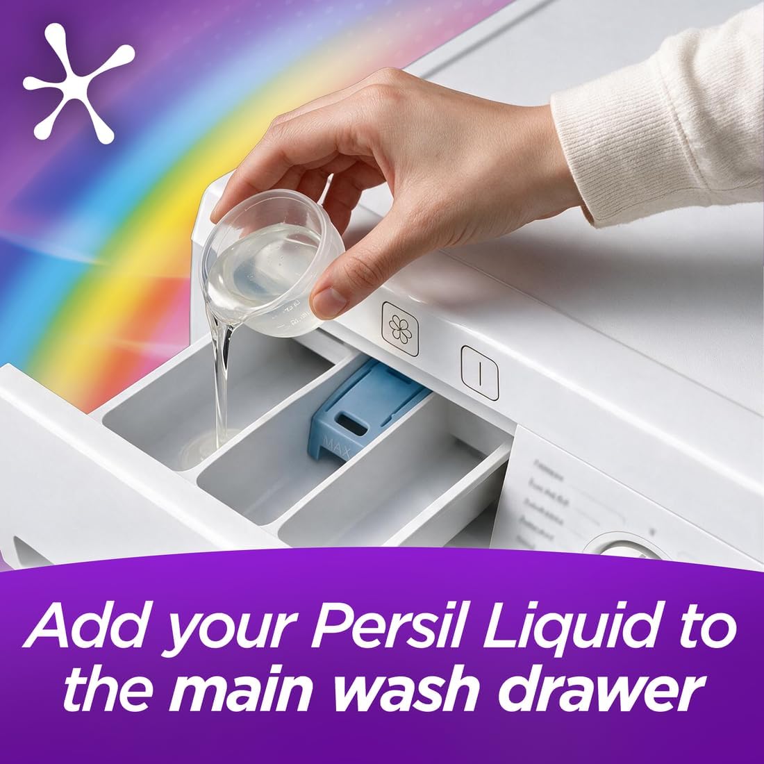 Persil Colour Laundry Washing Liquid Detergent keeps colours bright outstanding stain removal in quick & cold washes 53 washes (1.431 L)