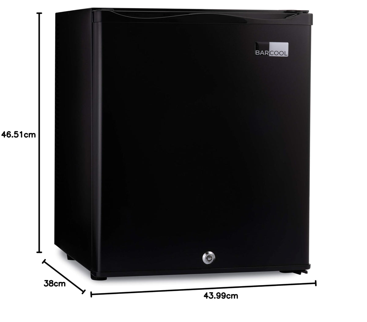 Barcool Bar25 Mini Bar Fridge | 5-15°C | Ultra-Quiet | Solid Door