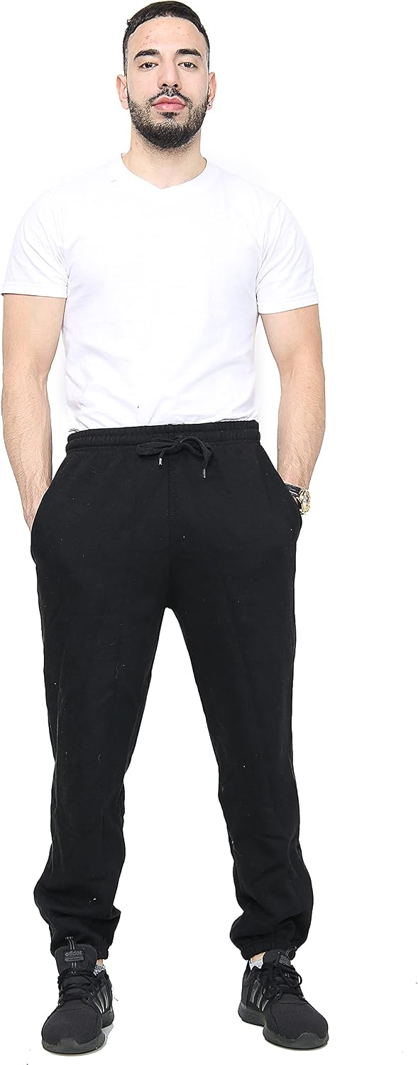 SKYTEX UK Mens Fleece Jogging Bottoms Pants Trousers Casual Sizes S - 8XL, 4 Colours