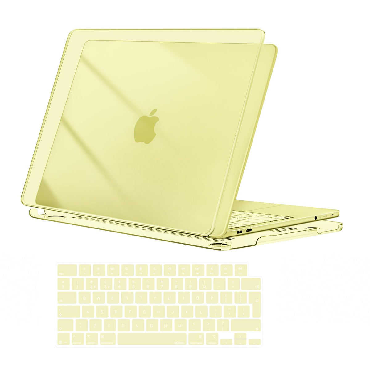 MOSISO Compatible with MacBook Air 13 inch Case M5-M2, Crystal Clear