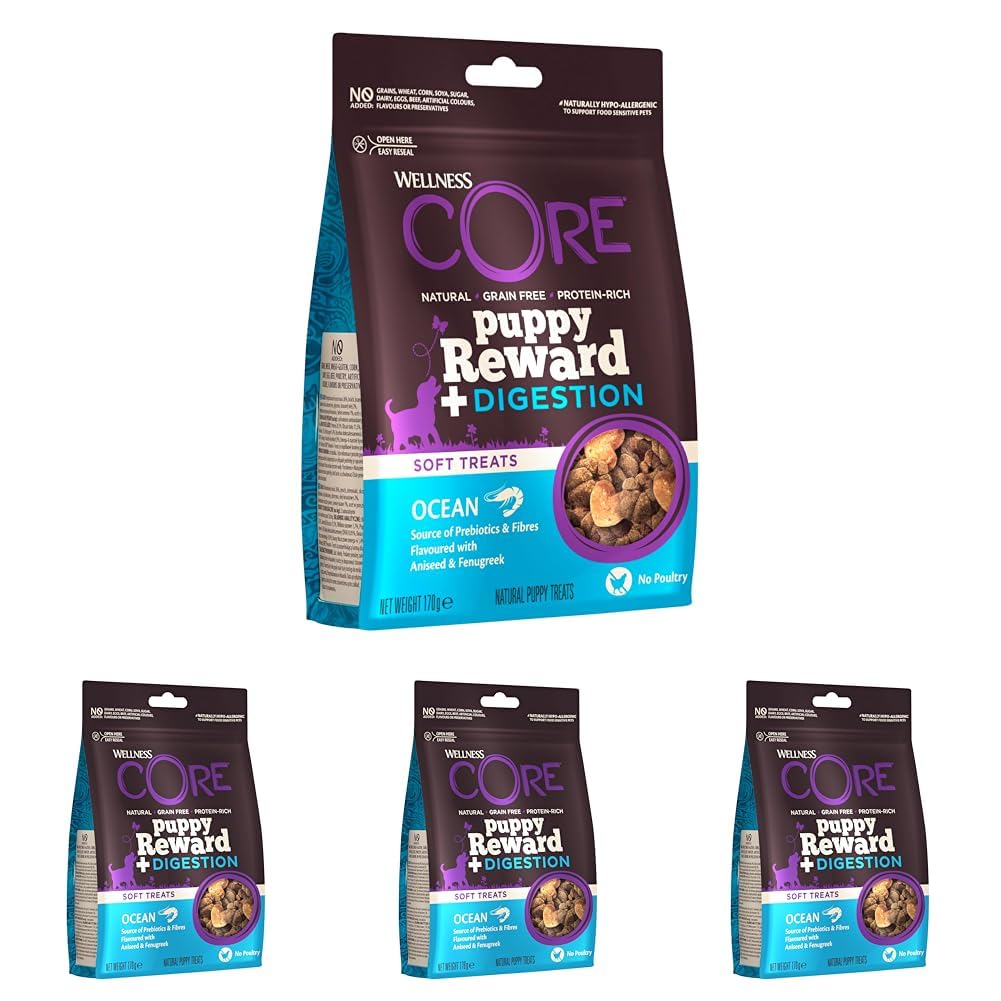 Wellness CORE Puppy Trainers 170g, Chicken & Carrots – Soft Dog Treats