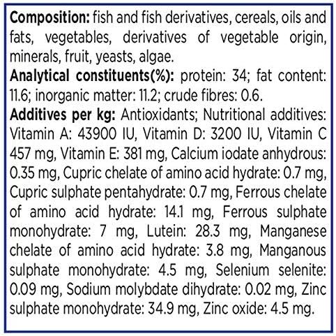 AQUARIAN Complete Nutrition, Aquarium Goldfish Food, Flakes Also Suitable for Small Pond Fish, 200g Container