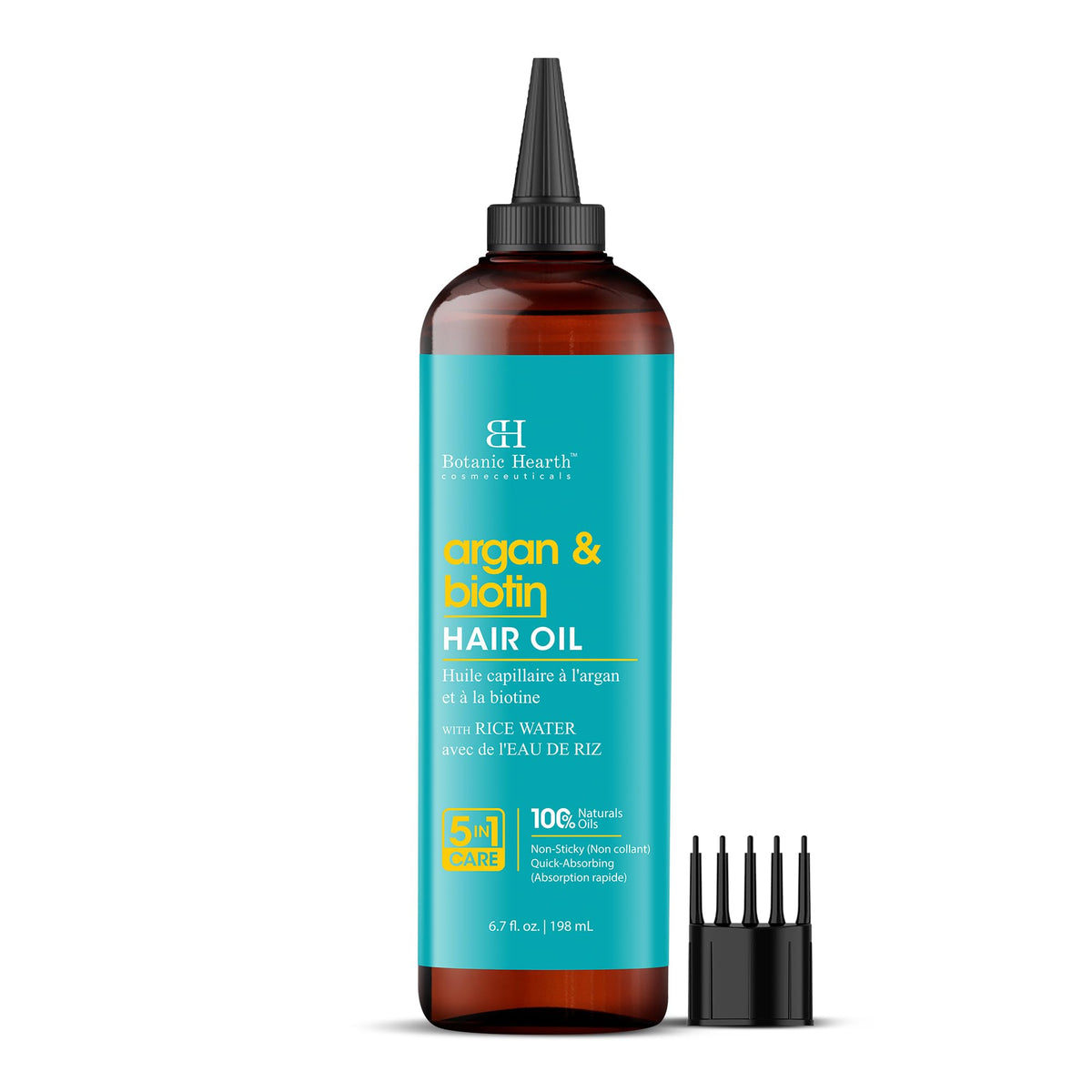 Botanic Hearth Argan & Biotin Hair Oil, 198 ml