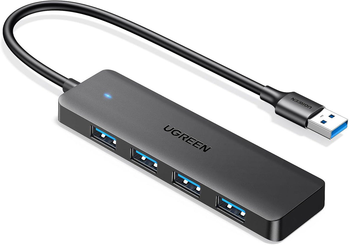 UGREEN USB Hub 3.0, USB Splitter 4 Port Ultra Slim with 5Gbps Data Transfer