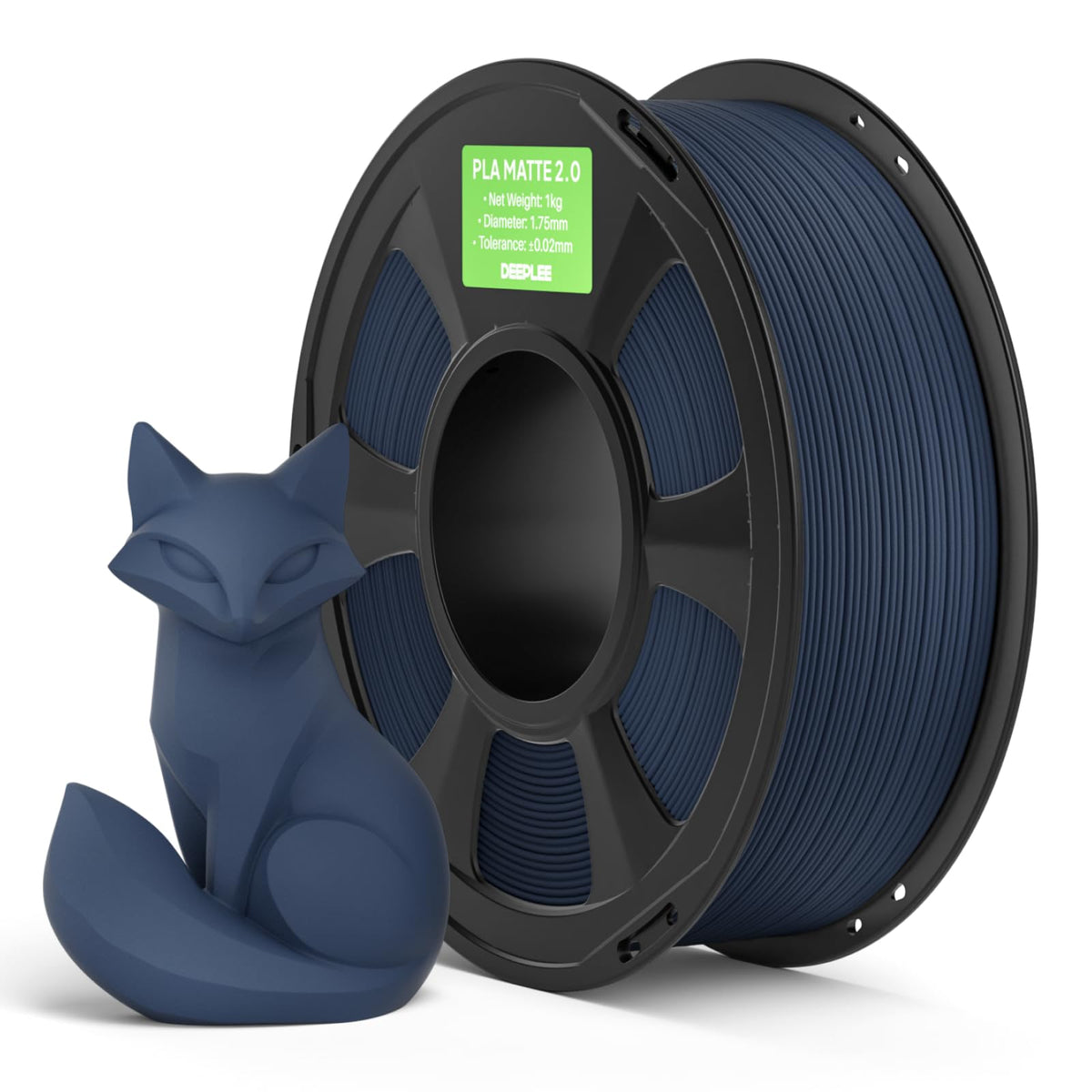 DEEPLEE PLA Filament, Matte 2.0 3D Printer Filaments 1.75mm Beige 1KG