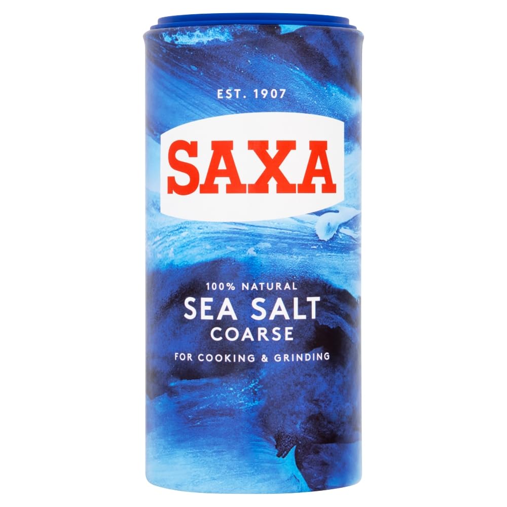 Saxa Fine Table Salt for Table & Cooking, 750 g Drum (1-Pack)