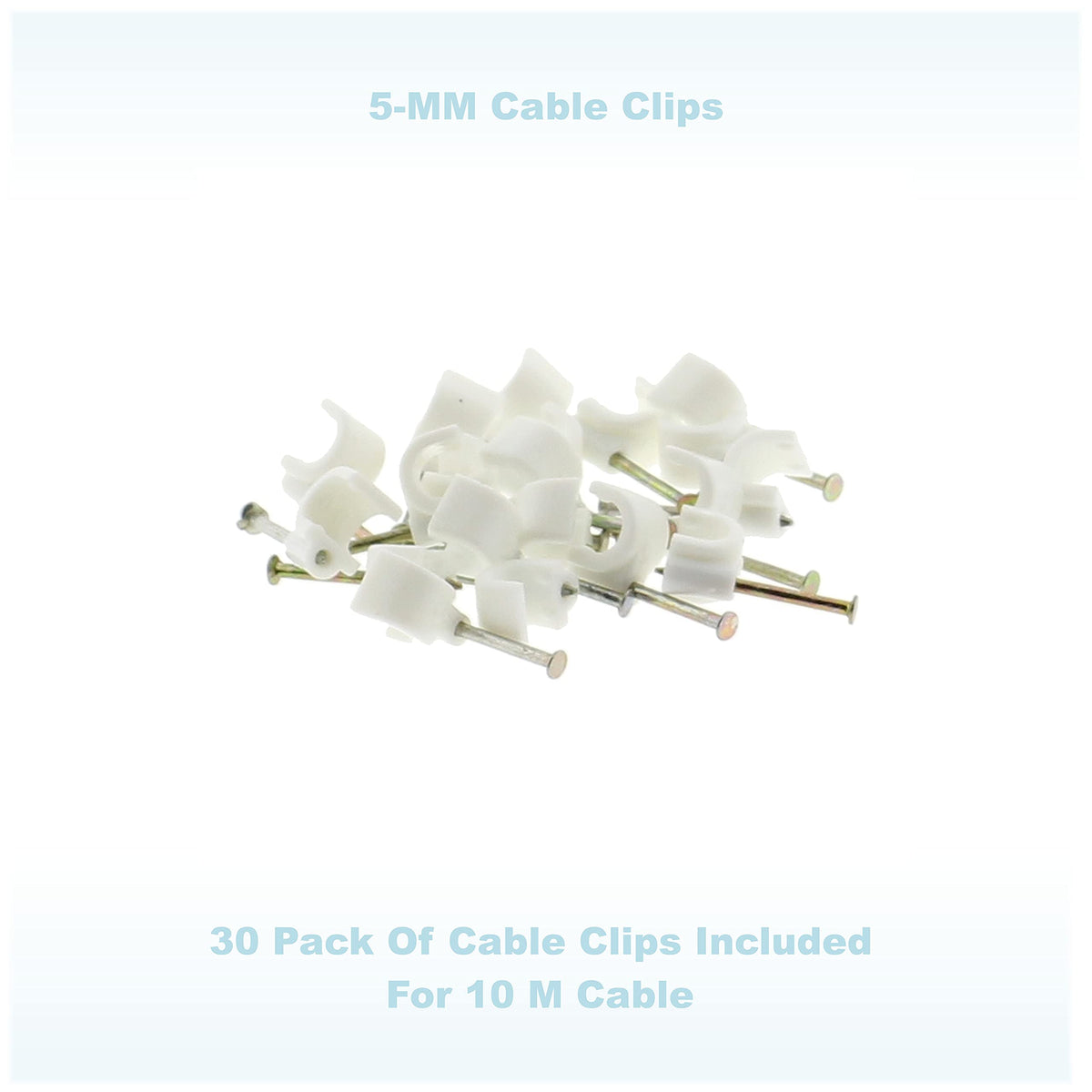 3C2V TV Coaxial Cable 8M - Nickel Plated RF Coax Extension Lead for Freesat, Aerial Socket, Freeview, Sat,DVD,VCR,SKY, Smart U-HD TV, Virgin, BT, Antenna Box, Y Splitter, Signal Booster 8.0 Meter