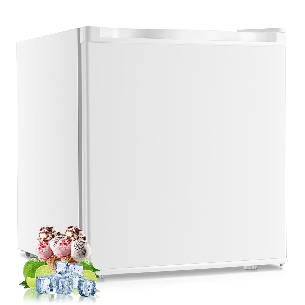 FOHERE 32L Mini Small Freezer Small Table Top Fridge Energy Efficient