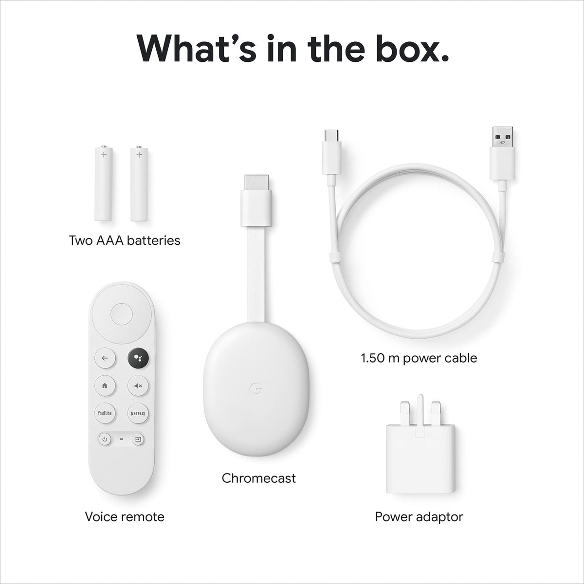 Google TV Streamer (4K) - Fast Streaming Entertainment With Voice Search Remote - Watch Movies, Shows, Live TV and Netflix in 4K HDR - Smart Home Control - 32 GB Storage - Porcelain
