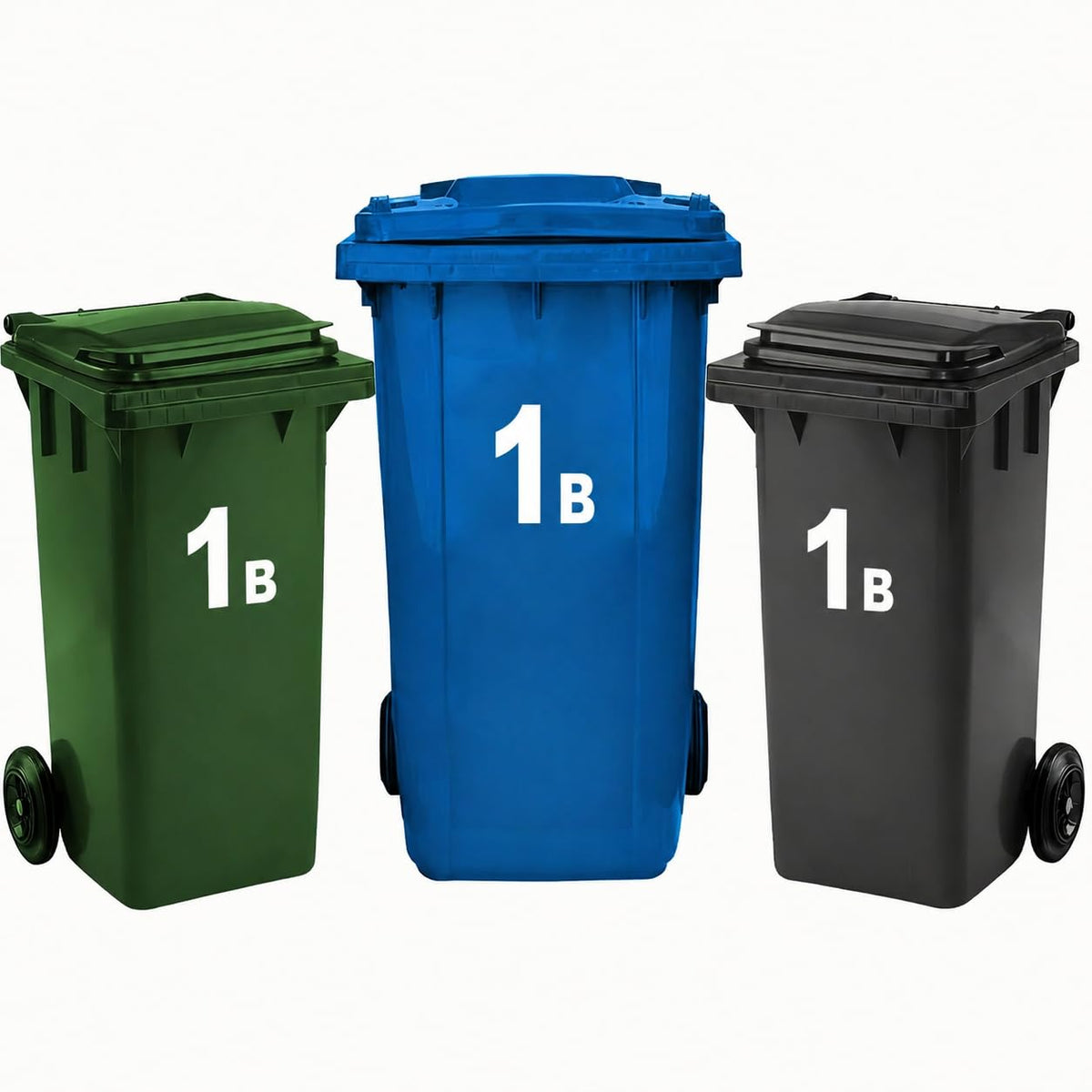 3 Pack Bin Numbers for Wheelie Bins 0-99/A-D | Large Number Stickers (45)
