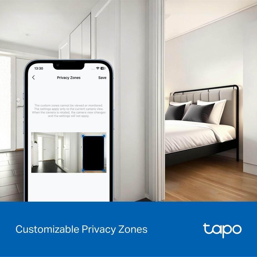 Tapo C200 Full HD Pan/Tilt Indoor Security Camera Pet Camera House Security