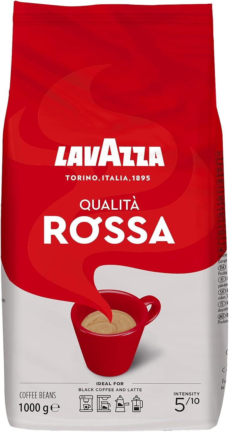Lavazza, Qualità Rossa Coffee Beans, 1 kg