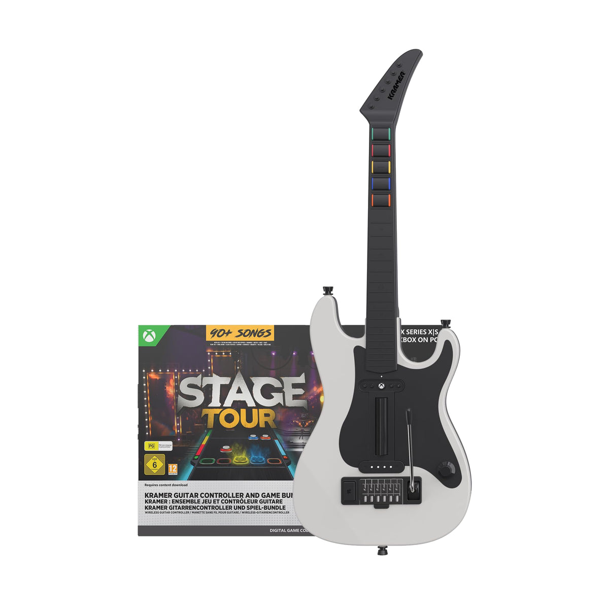 Stage Tour Game + Kramer Guitar Controller Bundle for PlayStation 5 (Physical Disc)