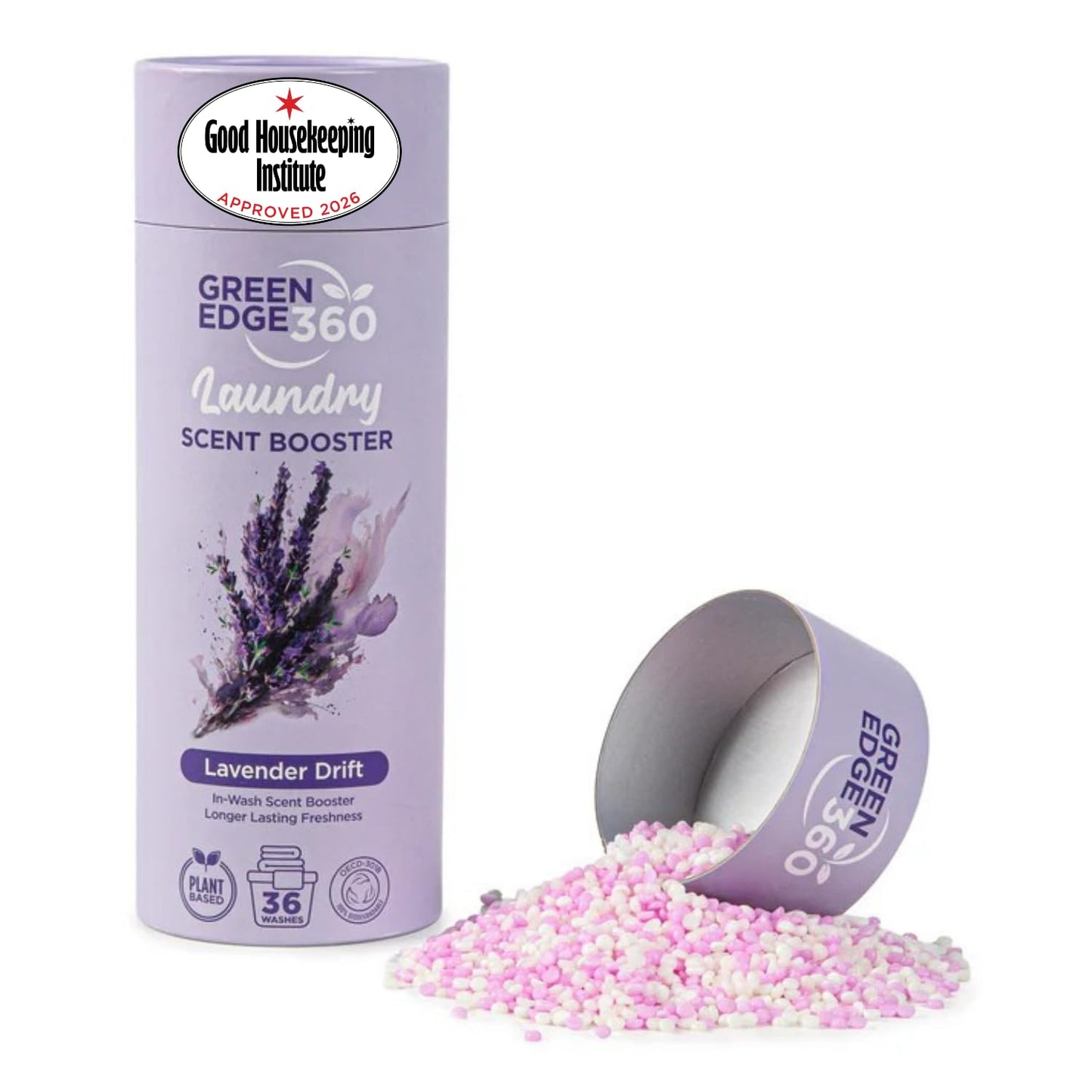 Green Edge 360 Long Lasting in Wash Scent Booster Beads 750g Premium Natural Laundry Perfume Plastic Free Scent Beads Biodegradable Eco Friendly (Forest Fresh)