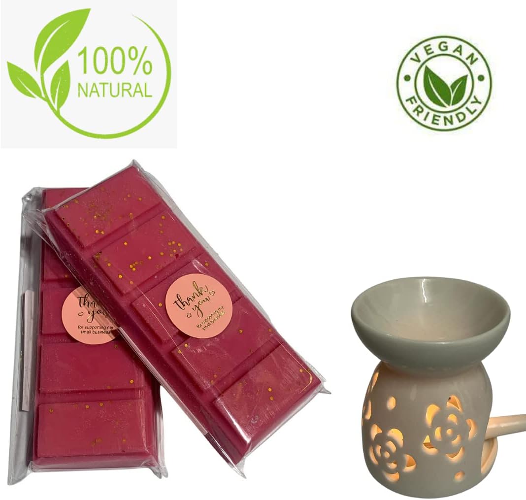 Snow Fairys Wax Melt Snap Bar 5 Blocks Highly Scented Handmade UK Scented Soy Wax Melts Vegan Aromatherapy