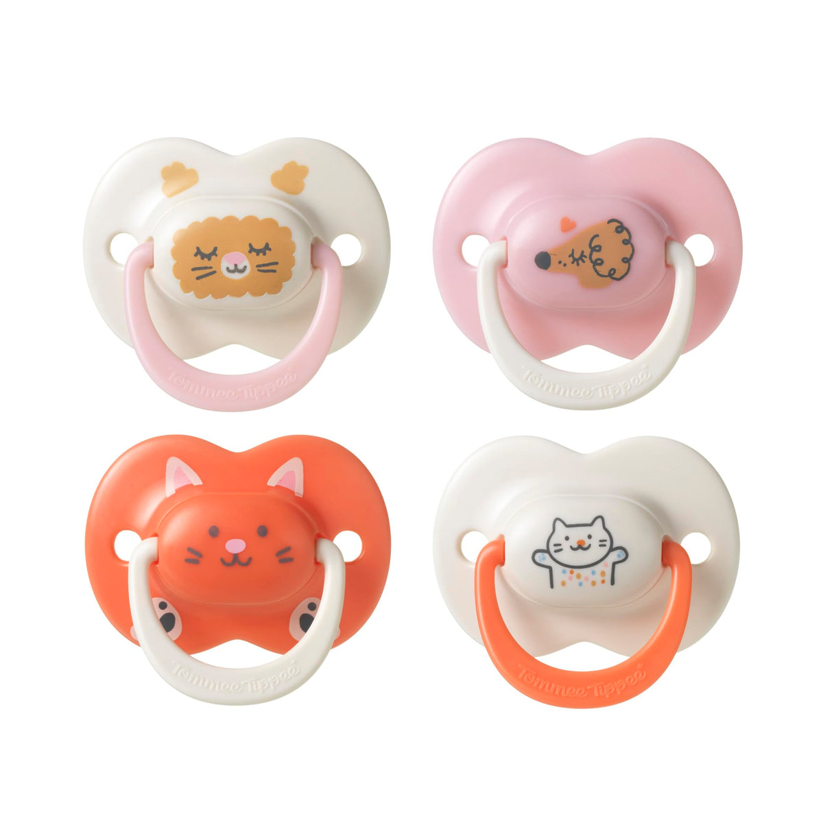 Tommee Tippee Ultimate Fit Orthodontic Dummy 18-36m Silicone Pack of 4