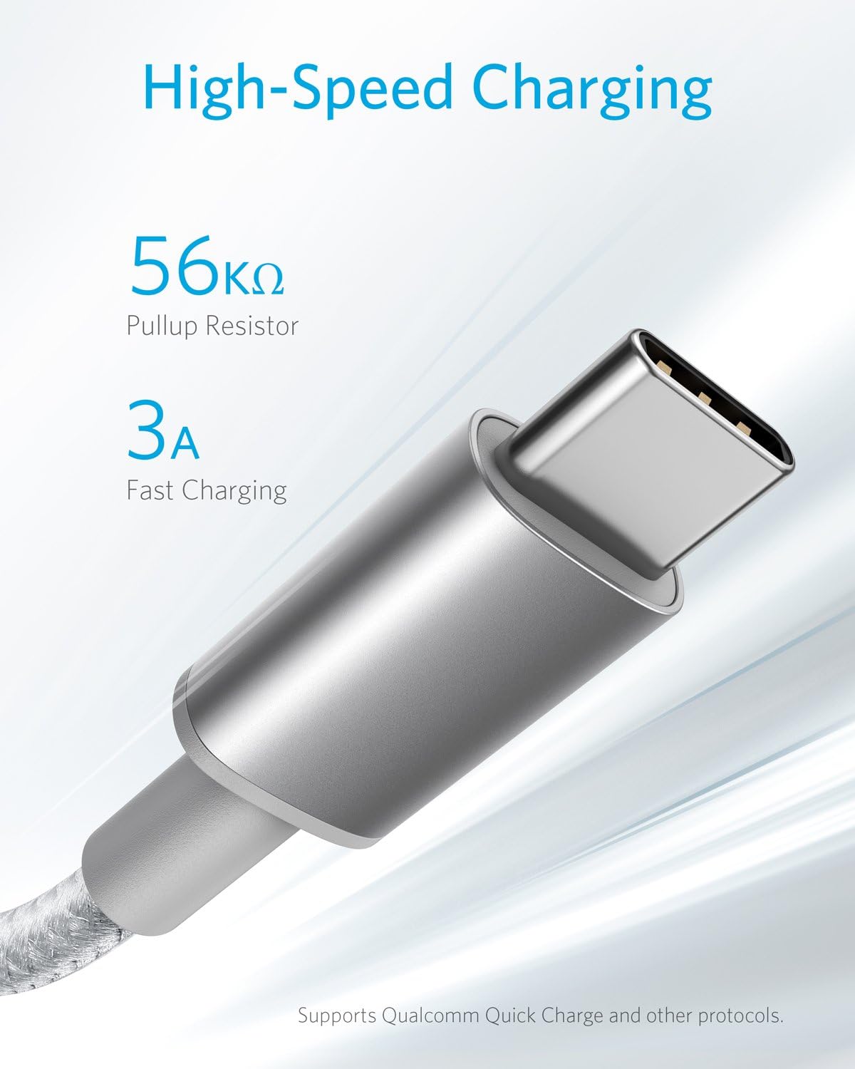 Anker USB C Charger Cable, 2-Pack 6 ft (1.8 m) USB to USB C Cable, USB A to USB C Braided Phone Charger Cable for iPhone 17/16/15, iPad Pro, Samsung Galaxy, and More(Black)
