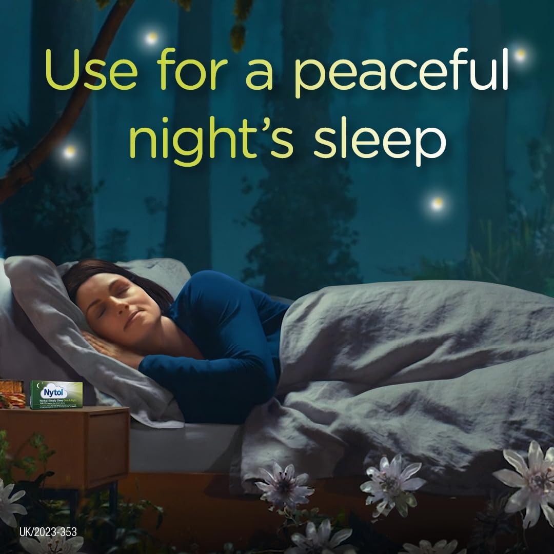 Nytol Herbal Simply Sleep One A Night Tablets - Herbal Remedy with natural active ingredients used to aid restful sleep - 21 Count (Pack of 1)