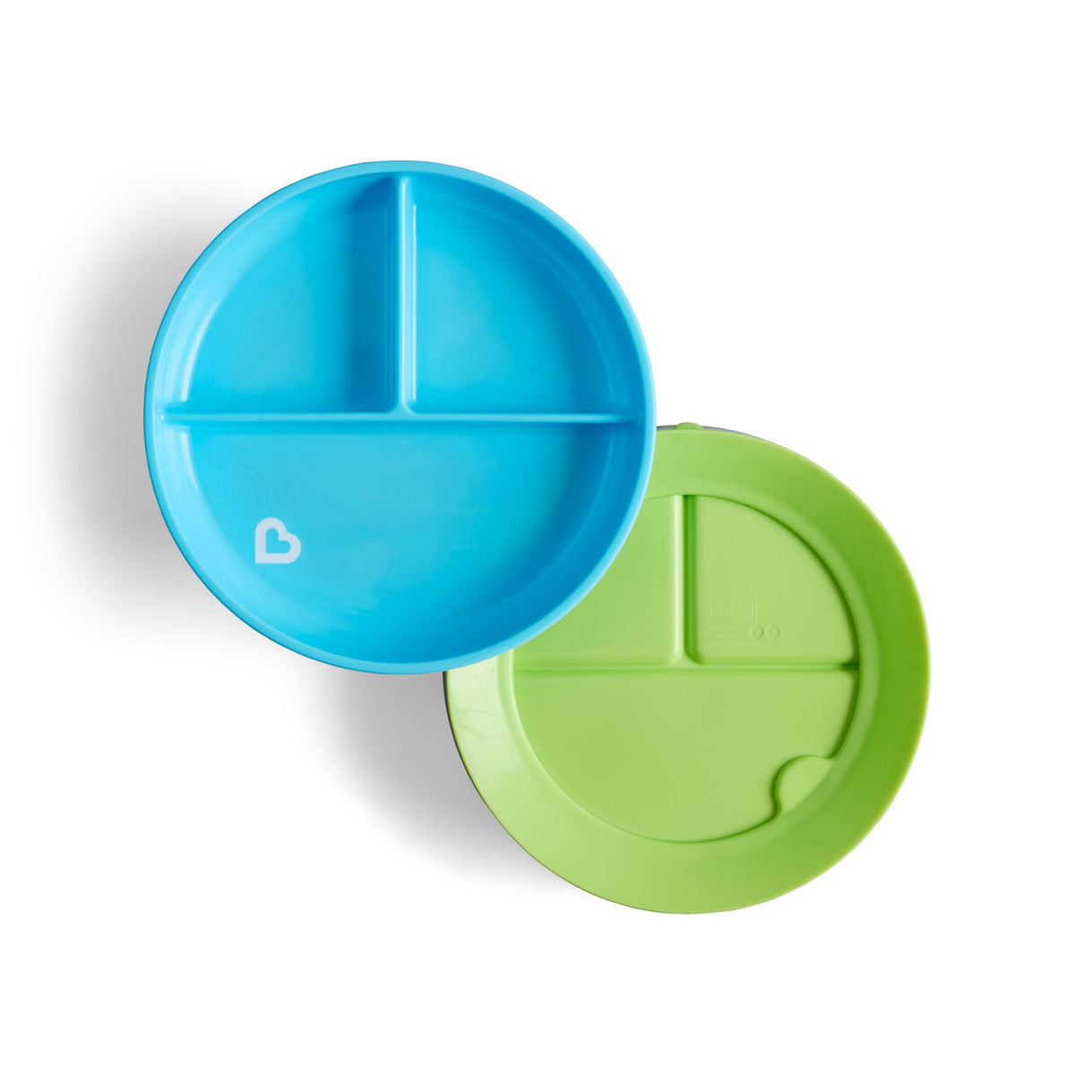 Munchkin Stay Put Baby Suction Bowl Set| Baby Bowls for Weaning| Baby Feeding Suction Dish Pack| for Babies & Toddlers 6 Months+|BPA Free Weaning Set for Babies| Microwave/Dishwasher Safe | 3 Pack