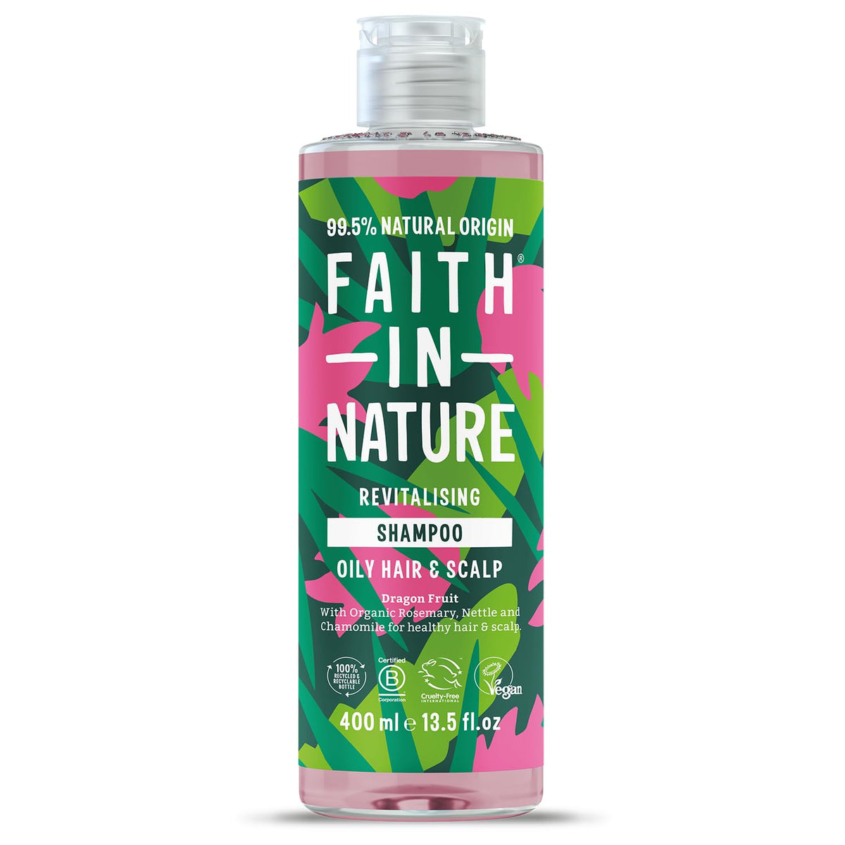 Faith In Nature Organic Coconut Shampoo, Hydrating for Dry Hair & Scalp, Vegan & Cruelty Free, No SLS, Silcones or Parabens, 400ml