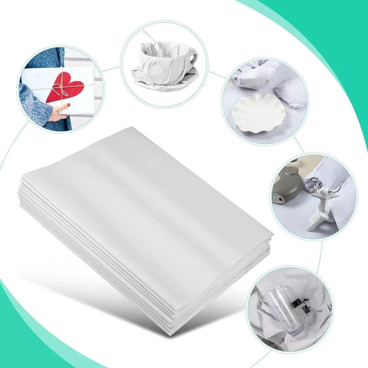 Packing Paper for Moving Wrapping 100 Sheets Newspaper Offcuts Packing Paper Sheets for Moving House, Box Filler, Packing & Storaging Fragile 42 * 32cm