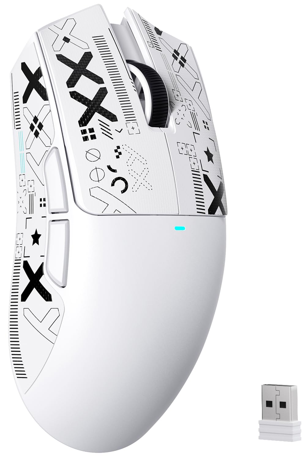 ATTACK SHARK X11SE Wireless Gaming Mouse, 63g Superlight With PixArt PAW3311 Sensor, 22000 DPI, Tri-Mode BT/2.4Ghz/Wired, 1000Hz Polling rate, 300mAh Battery, Dual Driver, for PC/PS/Mac (Berry Red)