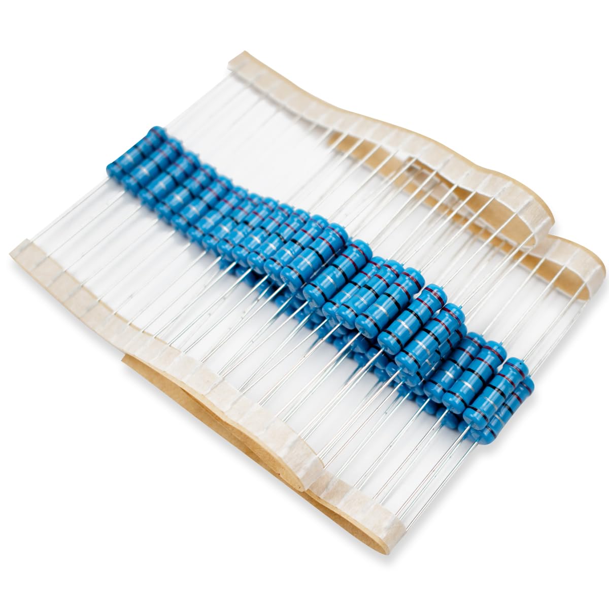 50 Pcs 1W 1% Tolerance 0.1 Ohm Metal Film Resistor Resistance for DIY Project and Experiments