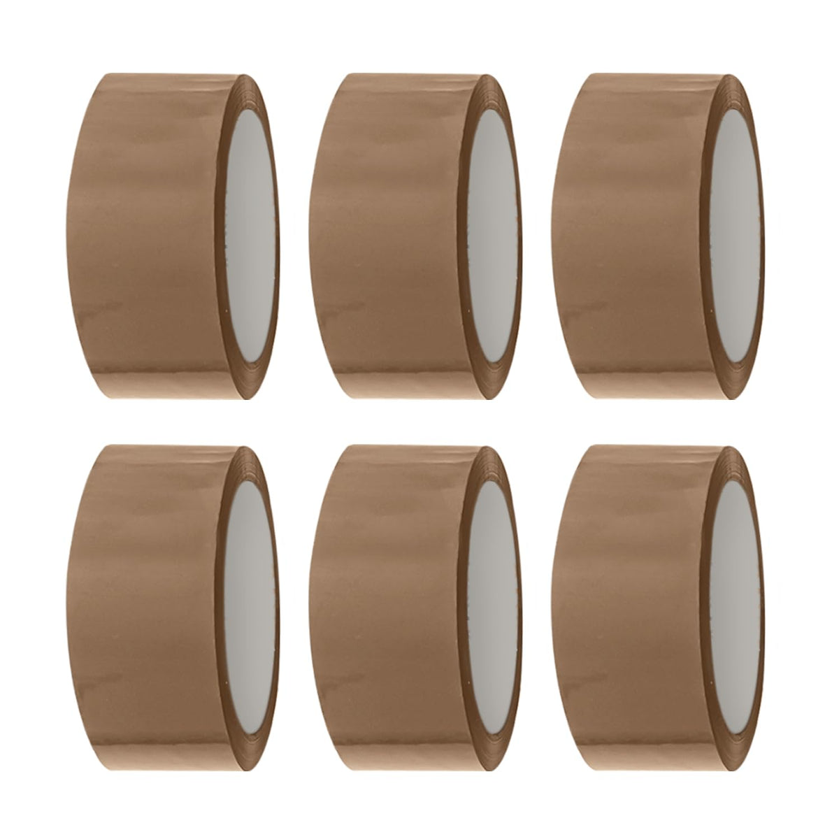 ARVO Brown Packing Tape 1 Roll with Low Noise (48mm x 60m) - Durable Parcel Tape for Packing Boxes, Secure Packaging for Moving House