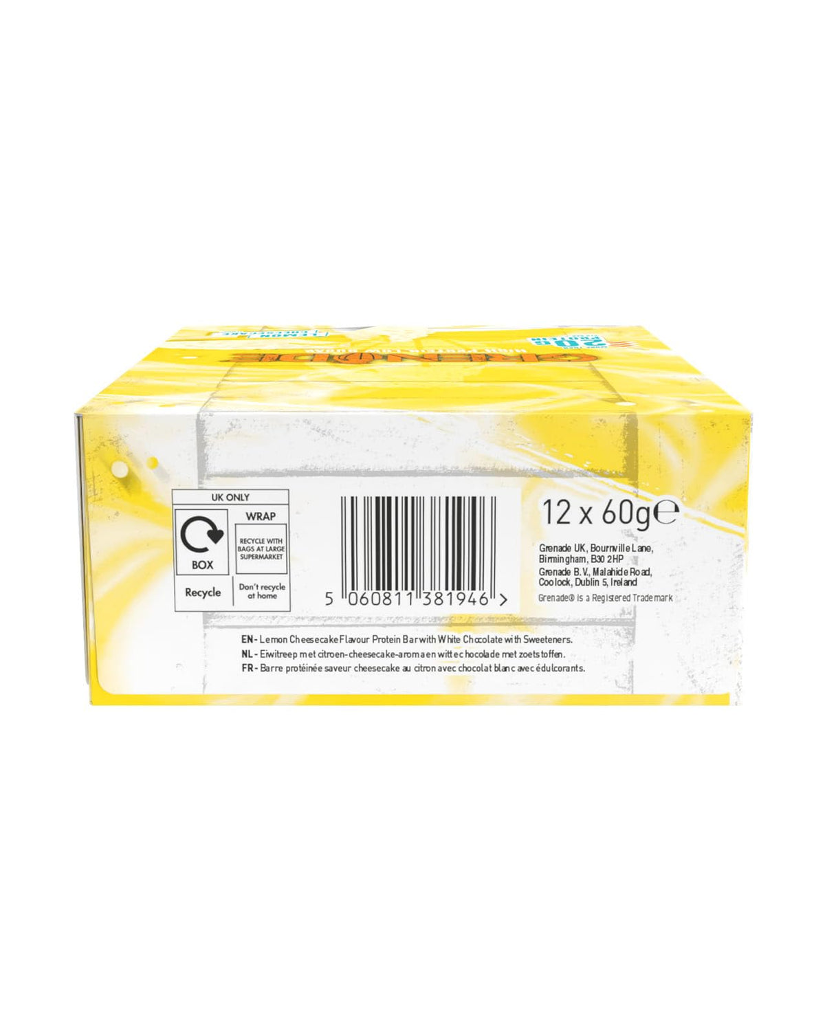 Grenade Chocolate Chip Salted Caramel Protein Bars, 12 x 60 g