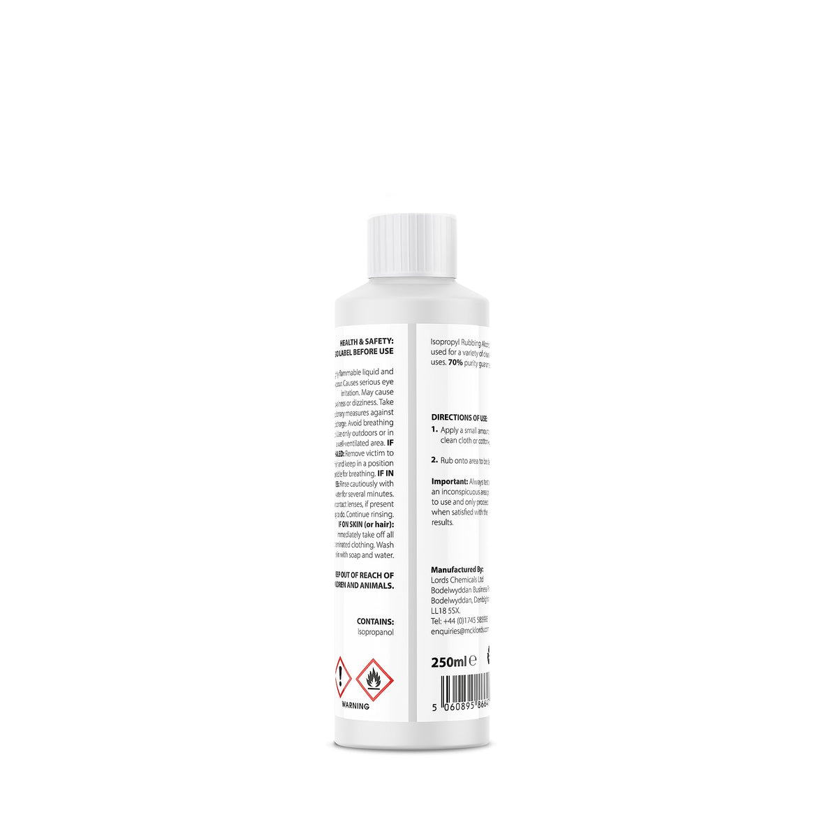 ChemLab - 70% Isopropanol Isopropyl All-Purpose Rubbing Alcohol | Disinfectant, Household Cleaner and Degreaser - Suitable for Electronics, Glass, Removing Grease and Glue 1 Litre