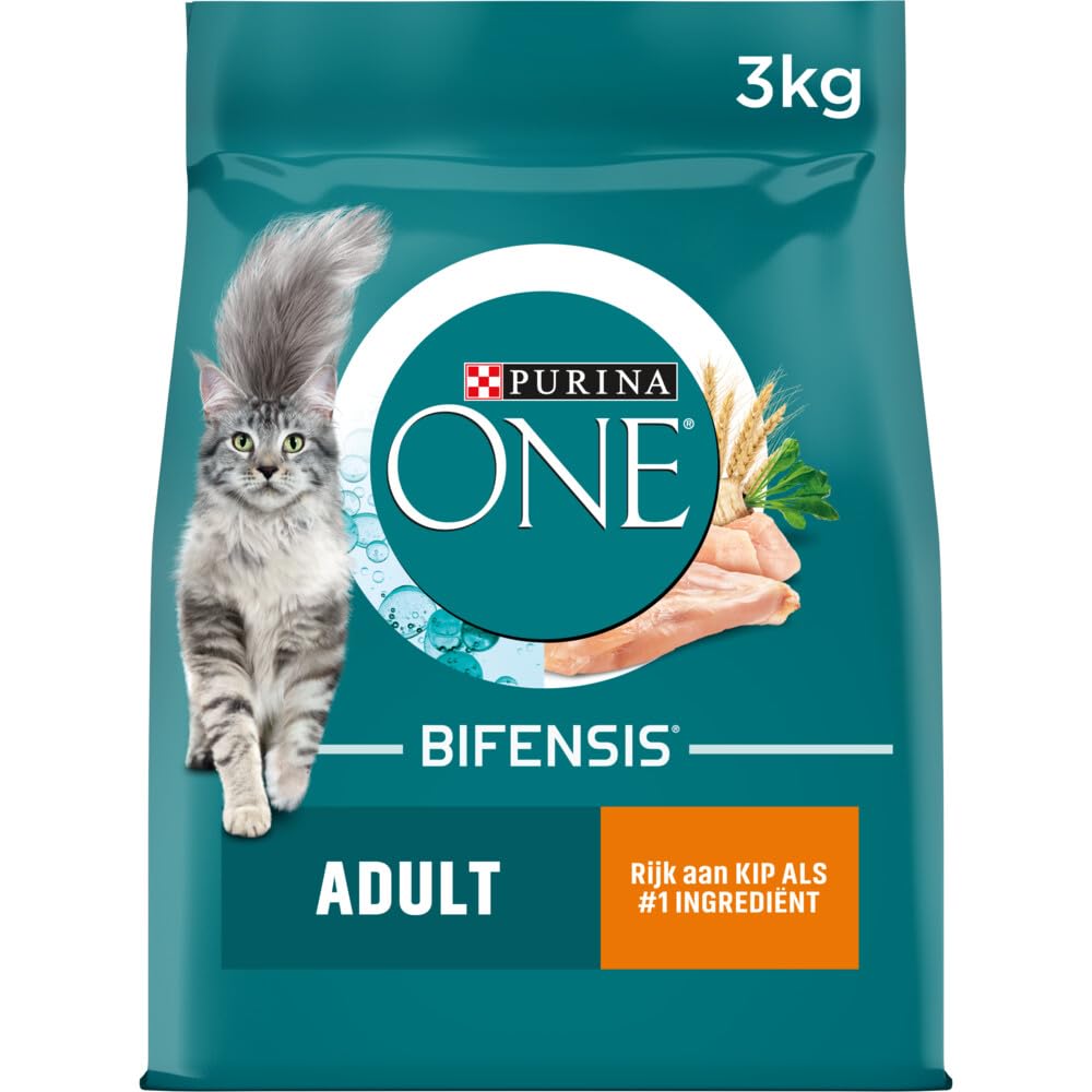 PURINA ONE BIFENSIS Dry Food for Adult Cats, Rich in Chicken, 1 Pack (1 x 5.7 kg)