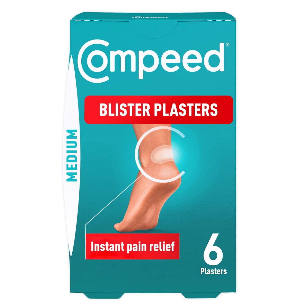Compeed Medium Blister Plasters, Hydrocolloid, Pack of 12