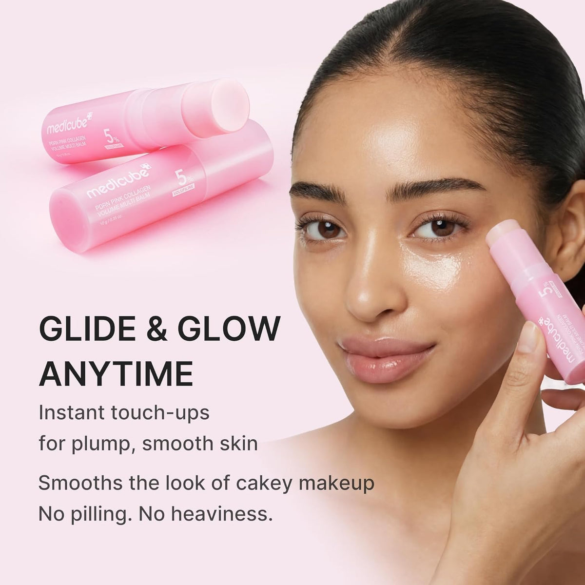medicube PDRN Collagen Volume Multi Balm Stick, Firming Face & Body Balm