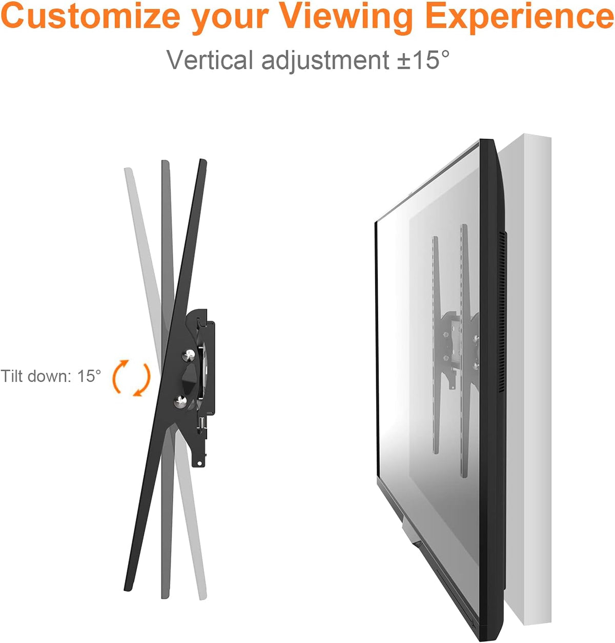 GRIFEMA Tilt TV Wall Bracket for 26 to 65 Inch TVs