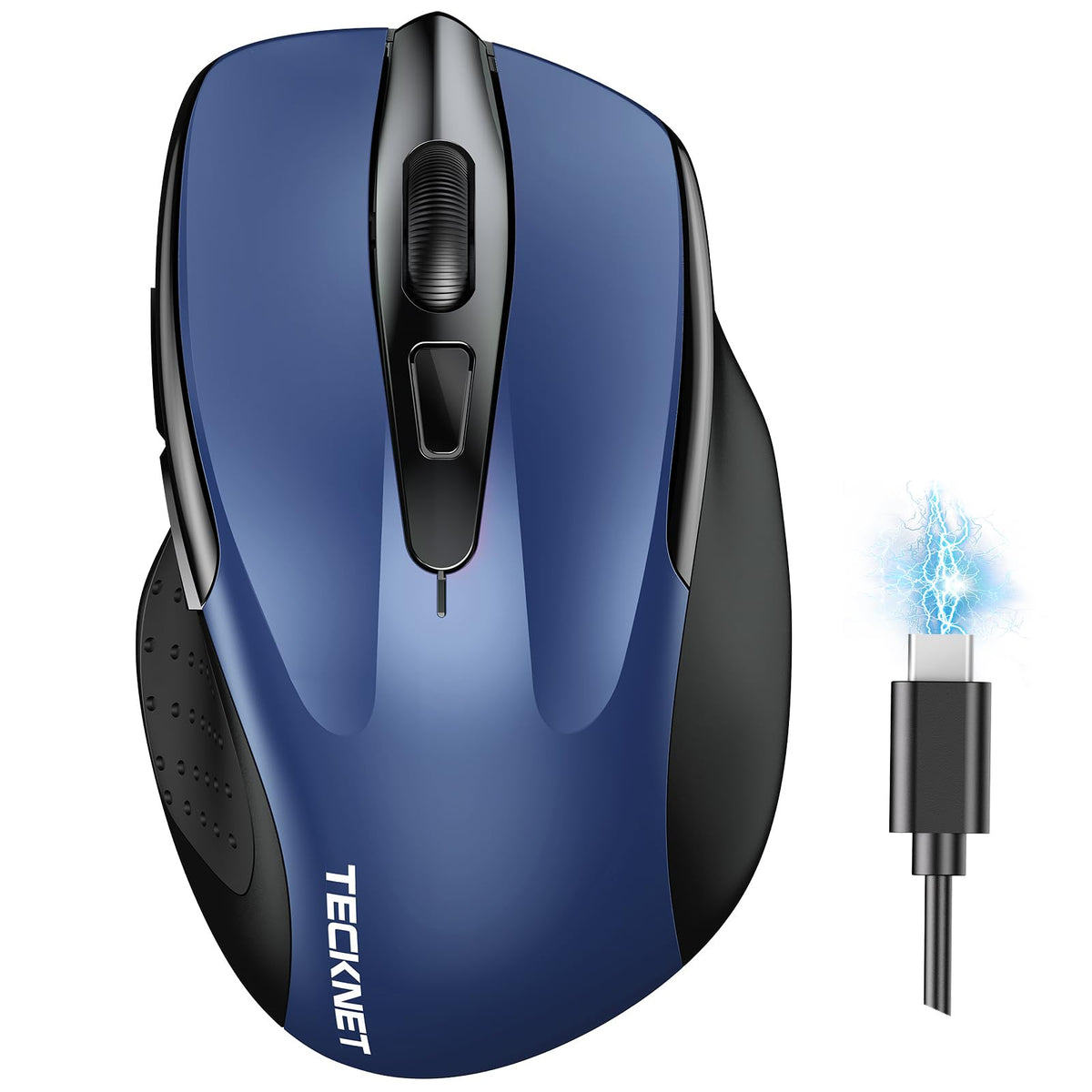 TECKNET Bluetooth Mouse, Rechargeable Bluetooth Wireless Mouse
