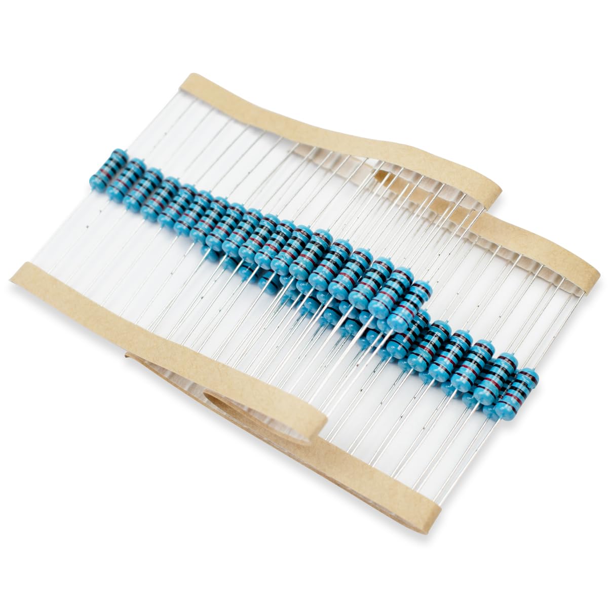 50 Pcs 1W 1% Tolerance 0.1 Ohm Metal Film Resistor Resistance for DIY Project and Experiments