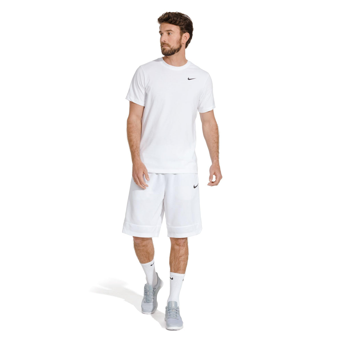 NIKE Men's U Nk Everyday Cush Crew 6pr-bd Socks