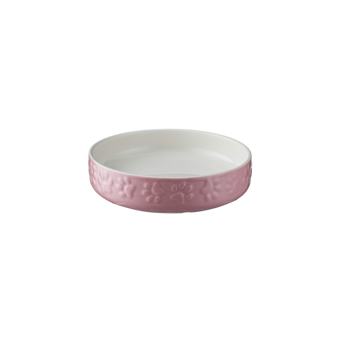 Mason Cash Colour Mix Cream Cat Saucer 13cm |200ml Durable Stoneware Pet Bowl for Food & Water | Dishwasher, Freezer & Microwave Safe