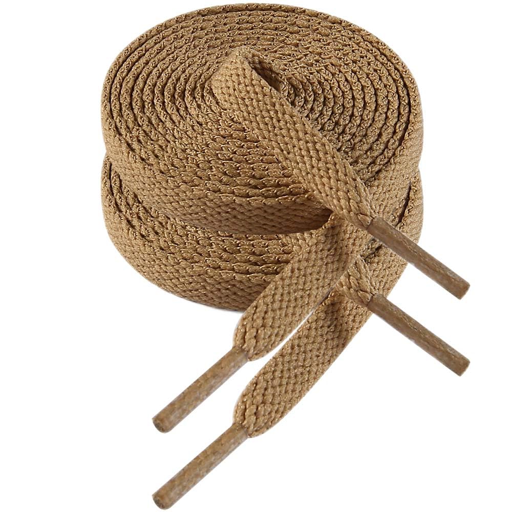 VSUDO 8mm Flat Shoe Laces for Trainers, Trainer Laces, Shoelace for Sneaker