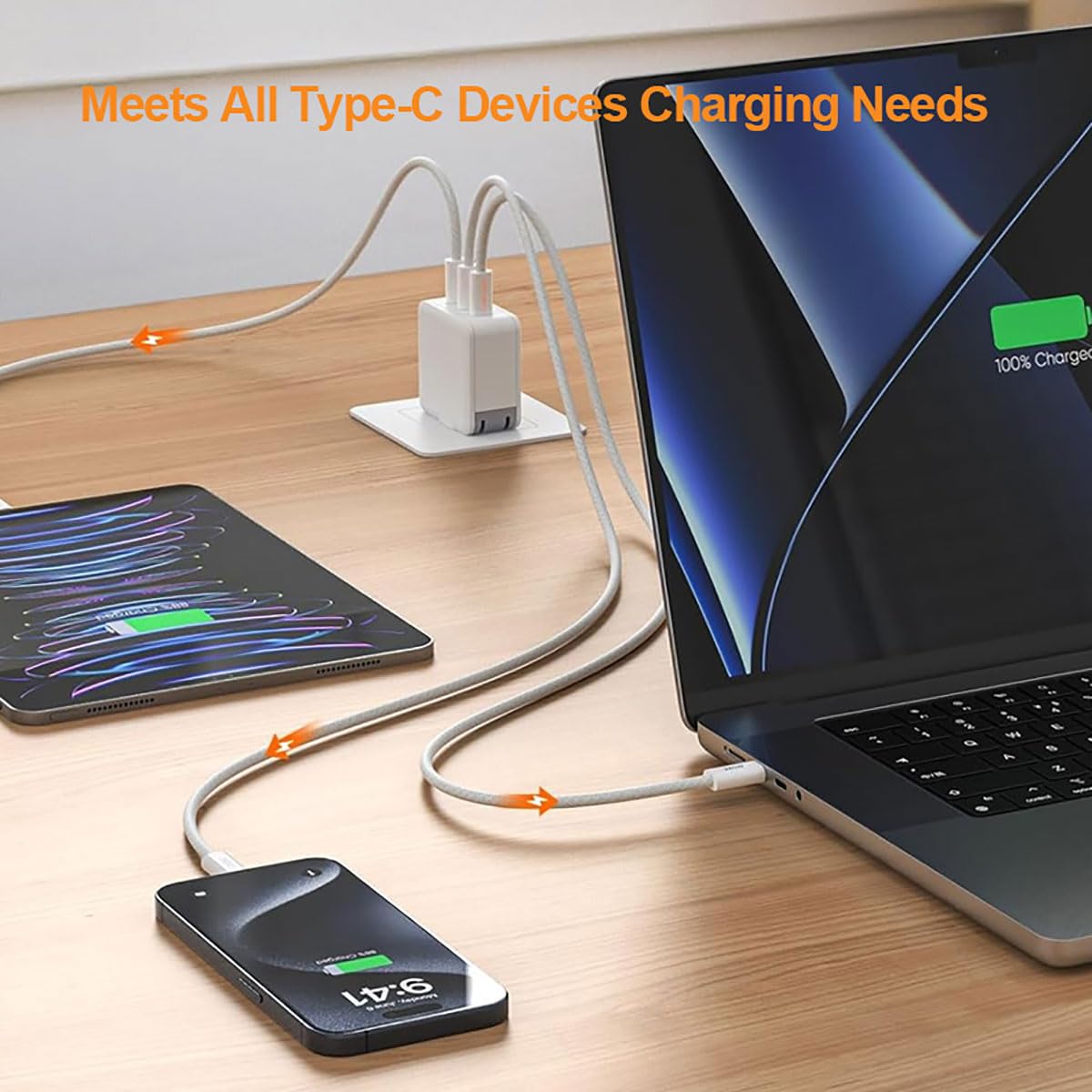 USB C to USB C Cable for IPhone 18/17/16/15, Fast Charger USB C for IPhone 18 Pro Max/Duo/Fold/17Air/16/Plus/16E/17e,Charging Lead for iPad Pro 10/11th,Google Pixel 11/10/9/8/7/6,Samsung Galaxy Z Flip