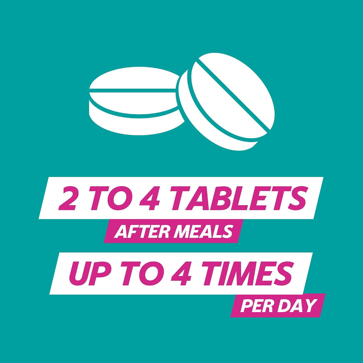Gaviscon Double Action, Chewable tablets, Mint Flavour, flavour, 48 tablets, Heartburn & Indigestion, Fast powerful relief, Gets to work in minutes, Dual relief on the go, instant Relief