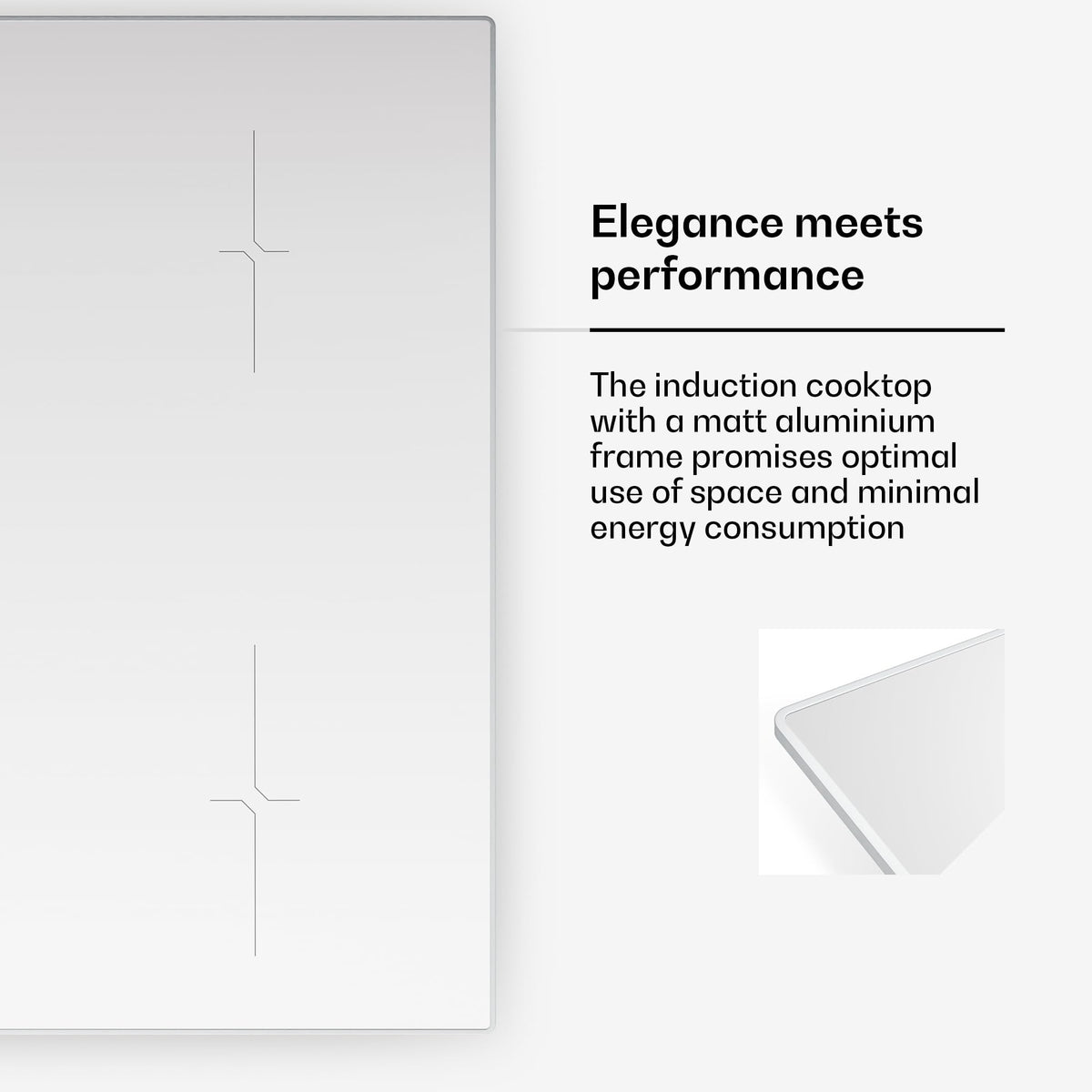 Klarstein Velaire Induction Hob 90 cm – 5 Zone Cooktop 7200W, Touch Slider, 9 Power Levels, 2 Flex Zones, Residual Heat Indicator