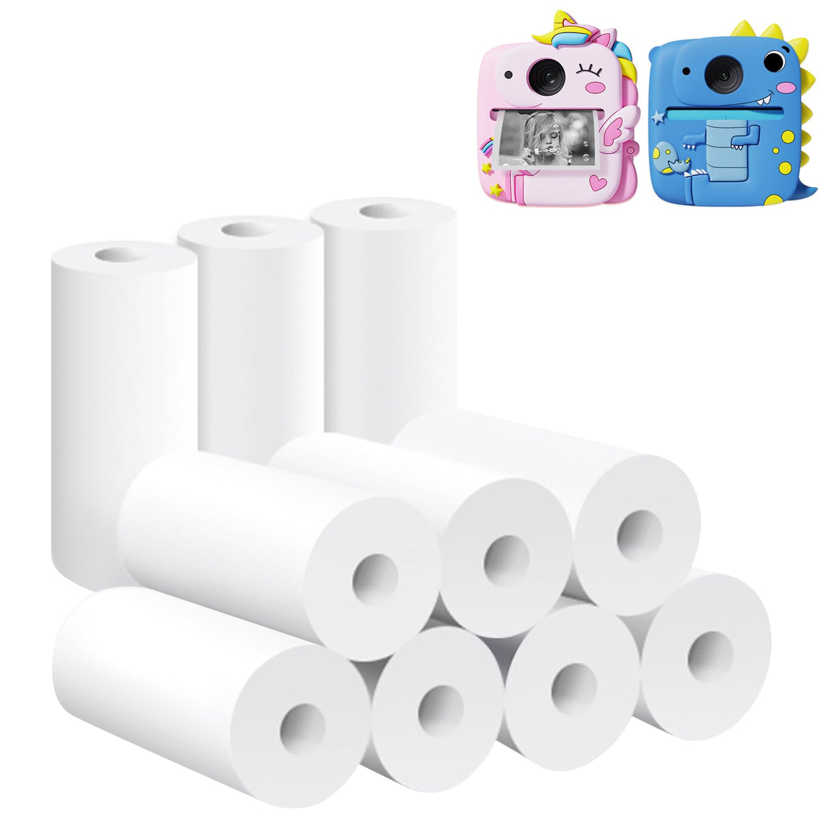 Kids Camera Instant Print, 1080P Kids Digital Camera,Boys Gifts Toys Age 3+