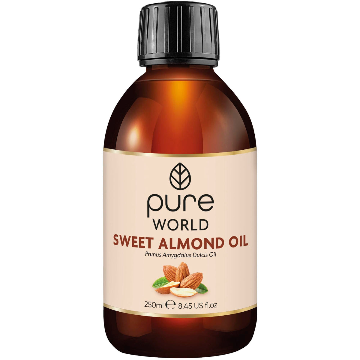 Pure World Natural Castor Oil 250ML Cold & Freshly Pressed 100% Pure and Undiluted Hexane Free Nourish Your Skin and Hair Eyebrows, Nails, Beard, Hair, Eyelash Growth Food Grade
