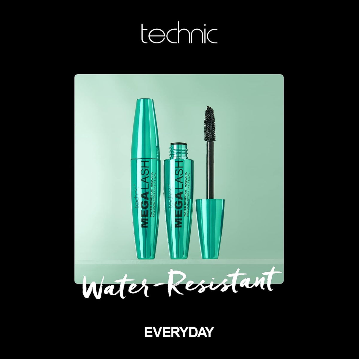 Technic Mega Lash Water Resistant Mascara - Ultra Black - 12ml